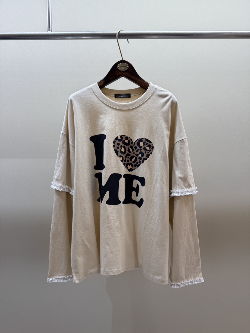 CAMEL-P韓國直郵女士新品休閑長袖T恤Came_l 家長袖T恤圖色2