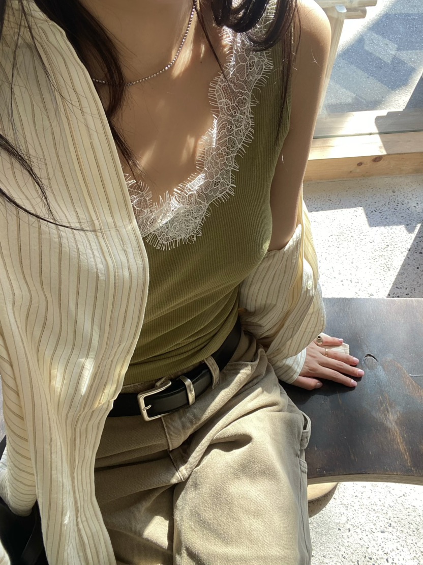 OUPPT韓國東大門代購女士新品26春夏休閑熱賣推薦吊帶背心OUPPT吊帶/背心