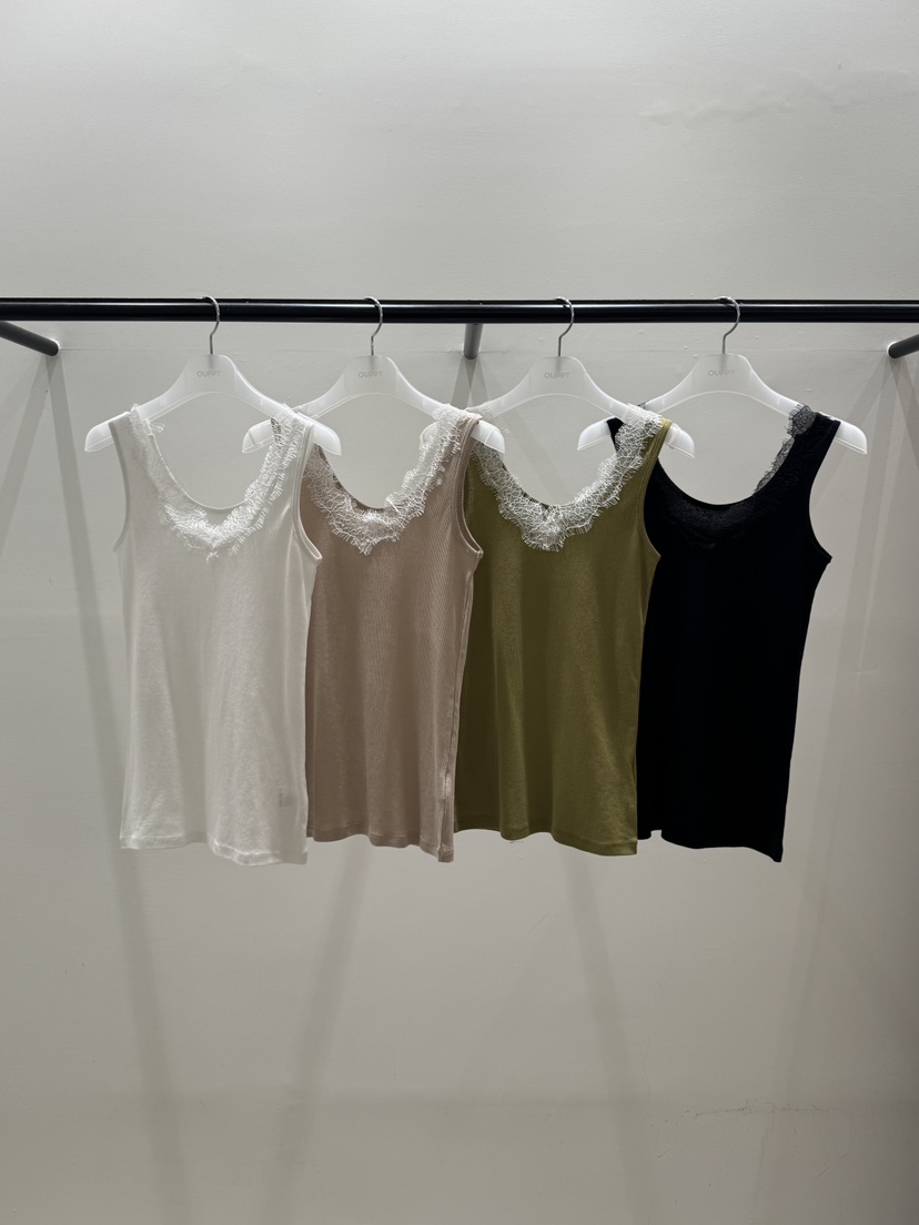 OUPPT韓國東大門代購女士新品26春夏休閑熱賣推薦吊帶背心OUPPT吊帶/背心圖色3左三色