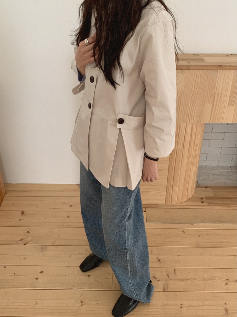 MOSMOS韓國直郵實拍女士新款推薦熱賣職業人氣休閑26春夏夾克MOSMOS夾克