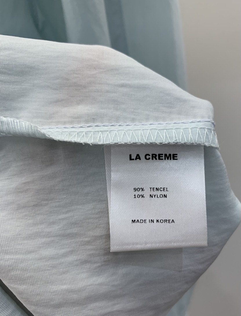 LA CREME韓國直郵女士新品熱賣26春夏人氣推薦襯衫蕾絲衫LA CREME襯衫/蕾絲衫