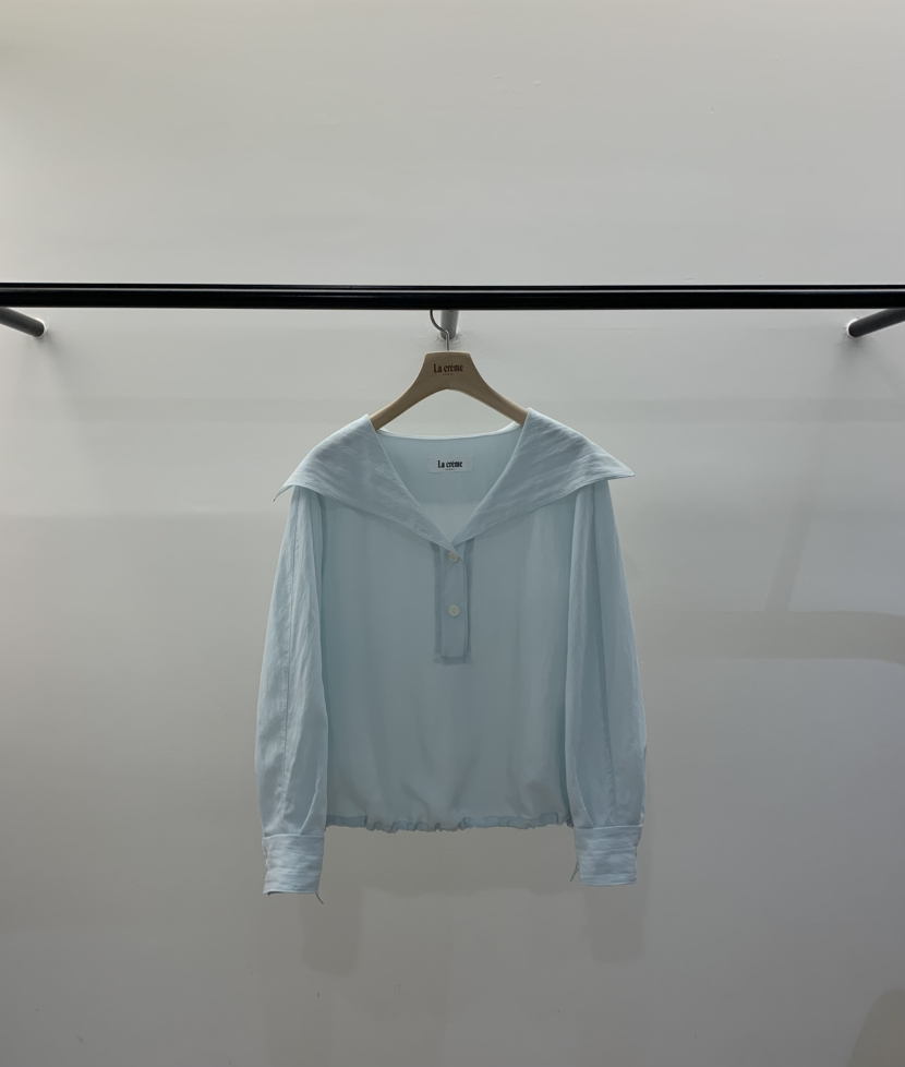 LA CREME韓國直郵女士新品熱賣26春夏人氣推薦襯衫蕾絲衫LA CREME襯衫/蕾絲衫圖色2