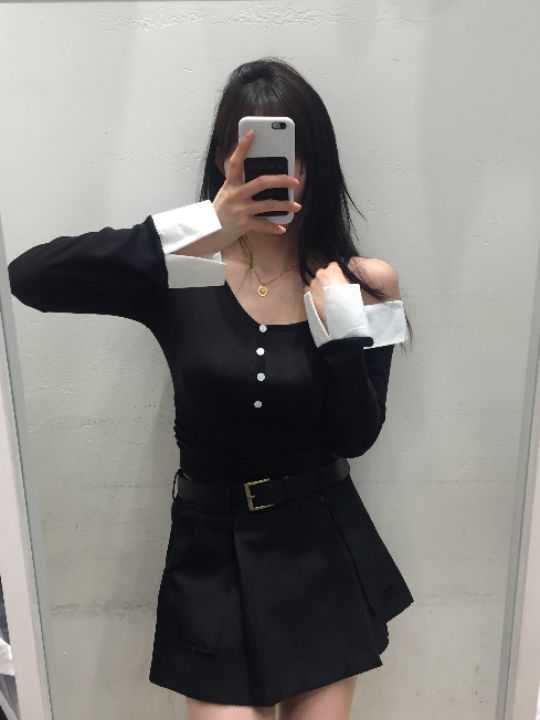 mars韓國直郵實拍女裝新款時尚推薦熱賣26春夏休閑長袖T恤mars長袖T恤