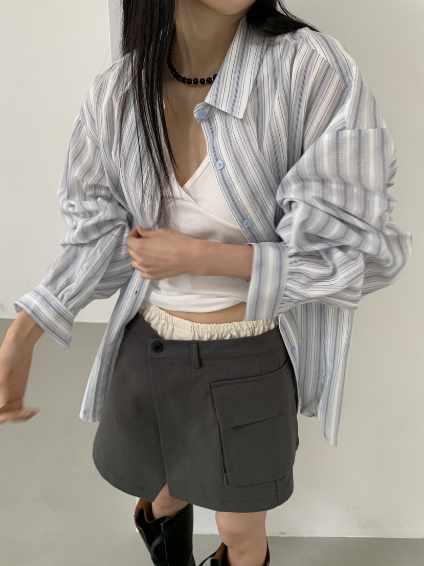 MURMUR韓國東大門代購女裝新品推薦熱賣職業休閑襯衫蕾絲衫MURMUR襯衫/蕾絲衫