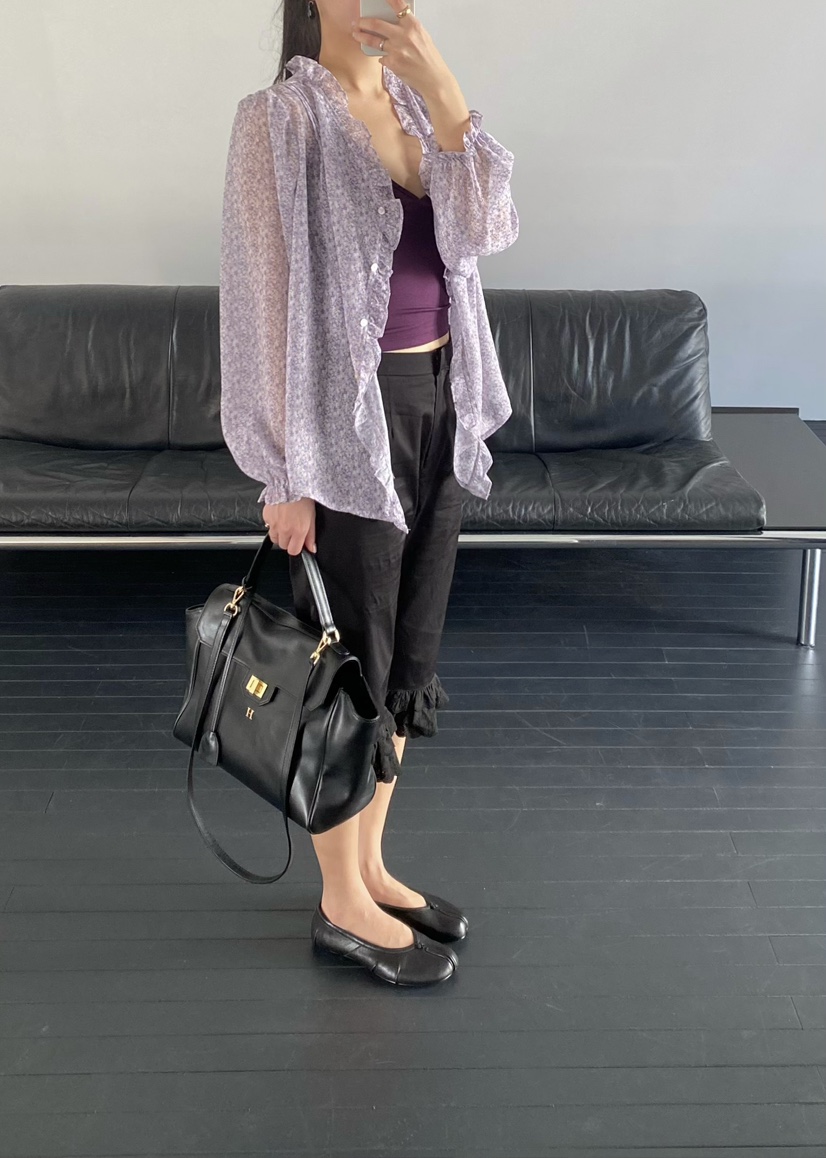 OUPPT韓國直郵女裝新款推薦人氣休閑26春夏時尚襯衫蕾絲衫OUPPT襯衫/蕾絲衫