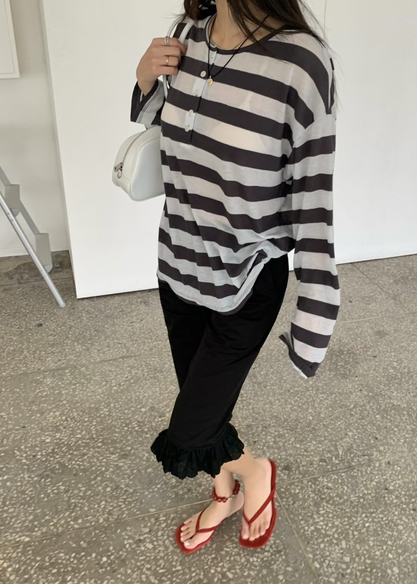 OUPPT韓國東大門代購女裝新款人氣26春夏職業時尚長袖T恤OUPPT長袖T恤