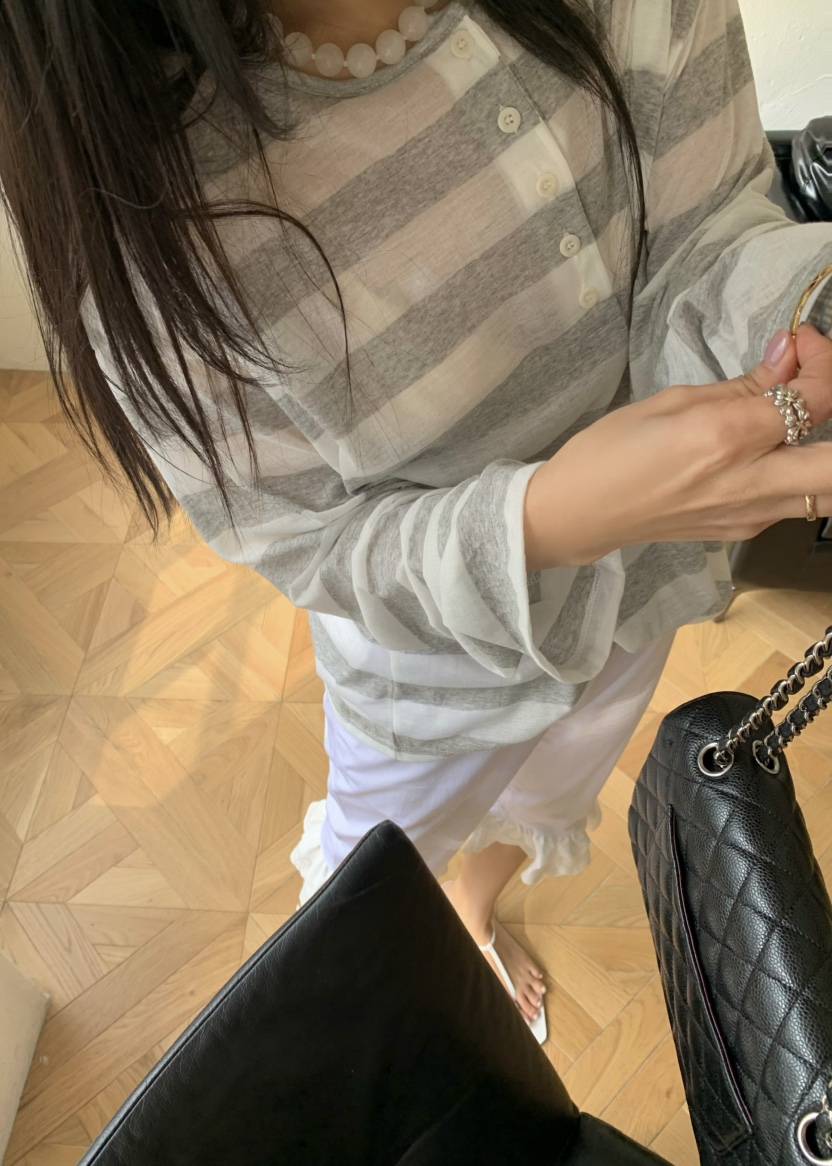 OUPPT韓國東大門代購女裝新款人氣26春夏職業時尚長袖T恤OUPPT長袖T恤