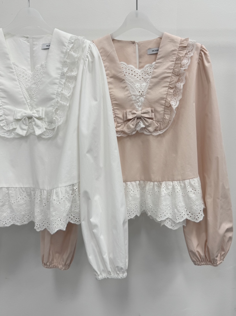 MOSMOS韓國東大門直郵女士新品職業26春夏熱賣襯衫蕾絲衫MOSMOS襯衫/蕾絲衫