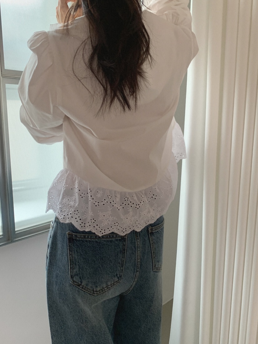 MOSMOS韓國東大門直郵女士新品職業26春夏熱賣襯衫蕾絲衫MOSMOS襯衫/蕾絲衫