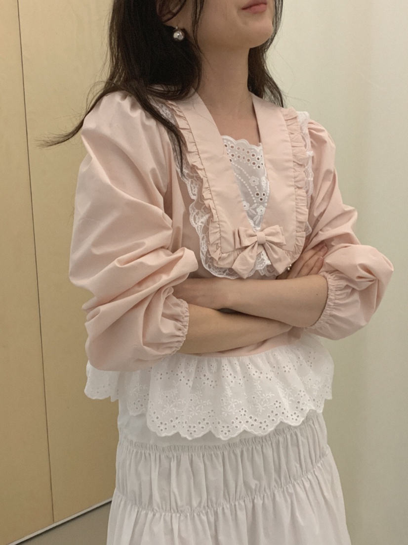 MOSMOS韓國東大門直郵女士新品職業26春夏熱賣襯衫蕾絲衫MOSMOS襯衫/蕾絲衫