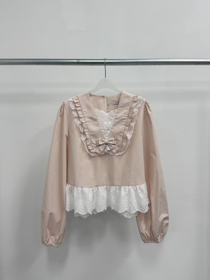 MOSMOS韓國東大門直郵女士新品職業26春夏熱賣襯衫蕾絲衫MOSMOS襯衫/蕾絲衫圖色2