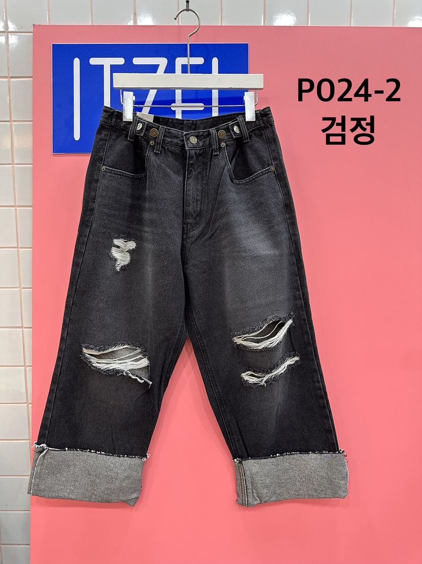 ITZEL韓國代購女裝新款時尚推薦職業人氣休閑26春夏牛仔褲ITZEL牛仔褲圖色2