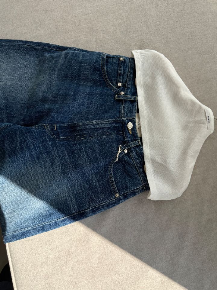 MARE韓國直郵實拍女裝新款26春夏人氣時尚熱賣休閑牛仔褲MARE牛仔褲