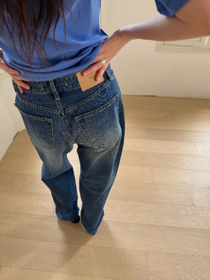 MARE韓國直郵實拍女裝新款26春夏人氣時尚熱賣休閑牛仔褲MARE牛仔褲