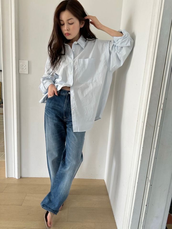 MARE韓國直郵實拍女裝新款26春夏人氣時尚熱賣休閑牛仔褲MARE牛仔褲