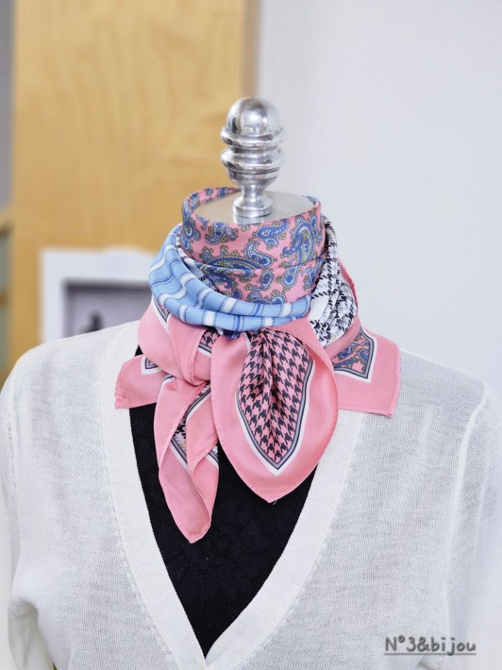 N3韓國直郵女裝新款時尚26春夏熱賣職業休閑人氣圍巾披肩N3圍巾/披肩