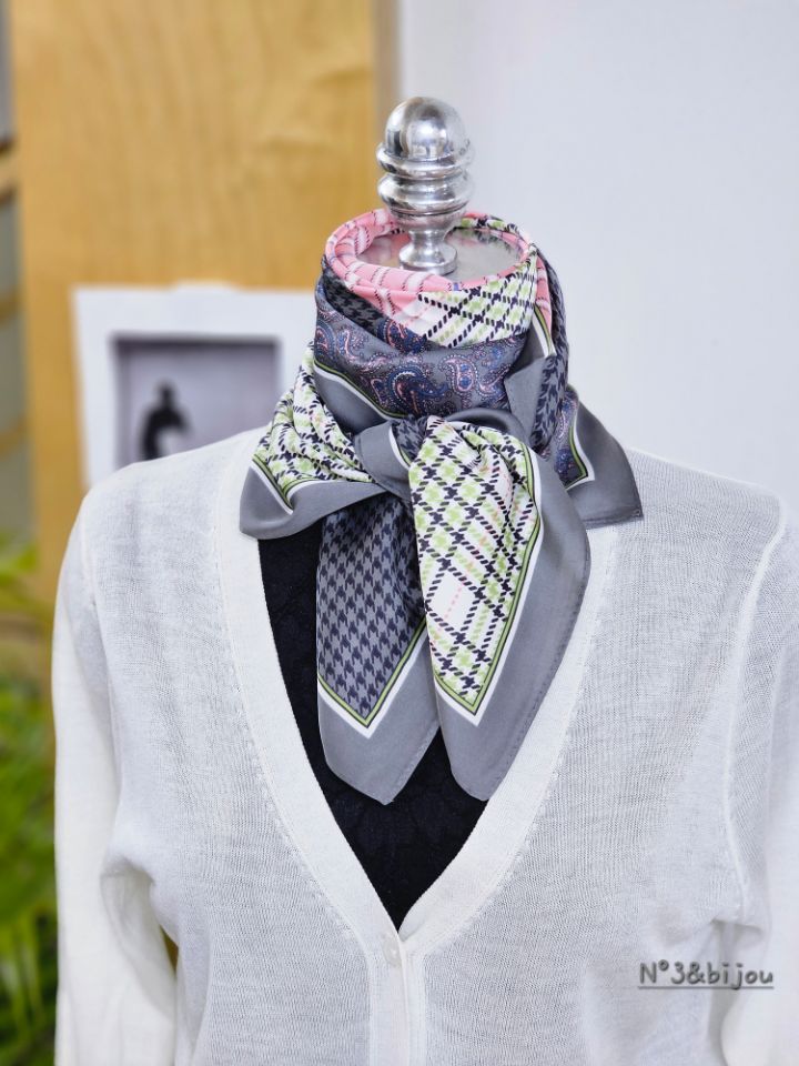 N3韓國直郵女裝新款時尚26春夏熱賣職業休閑人氣圍巾披肩N3圍巾/披肩