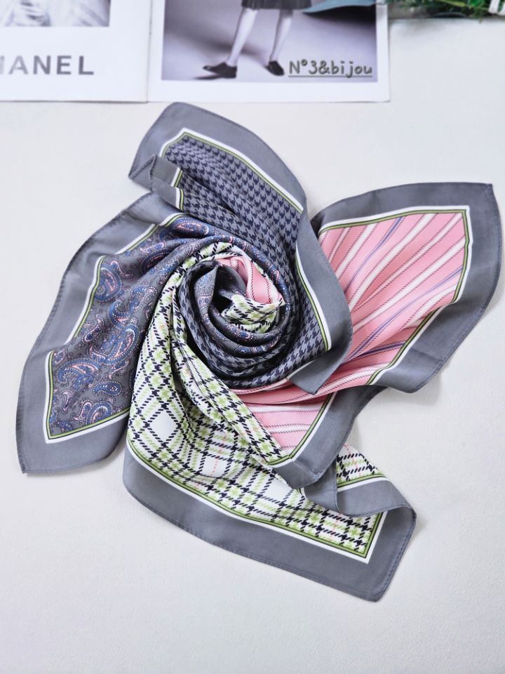 N3韓國直郵女裝新款時尚26春夏熱賣職業休閑人氣圍巾披肩N3圍巾/披肩圖色5