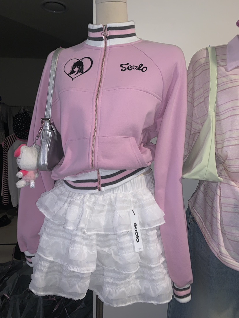 SEOLO韓國直郵女裝新品職業26春夏人氣推薦時尚熱賣夾克拉鏈Seolo seoul夾克