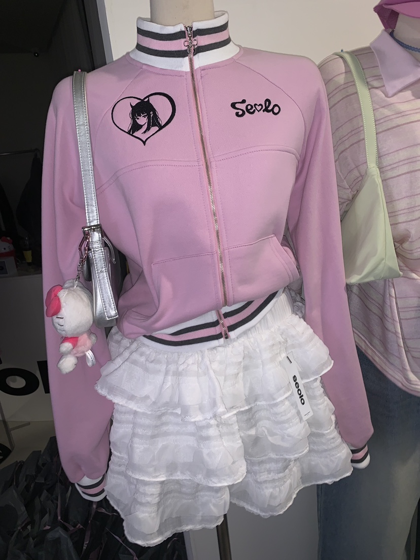 SEOLO韓國直郵女裝新品職業26春夏人氣推薦時尚熱賣夾克拉鏈Seolo seoul夾克圖色1