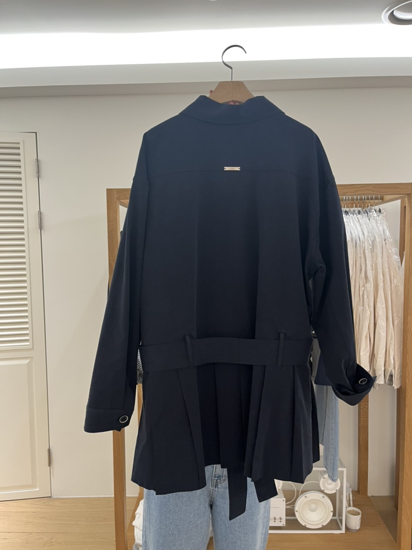 TIZZI韓國東大門直郵女裝新品26春夏熱賣人氣長款風衣含腰帶TIZZI長款風衣