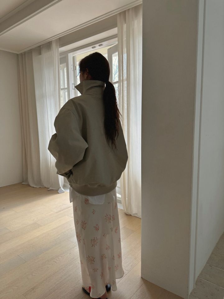 MARE韓國代購女士新品人氣時尚熱賣休閑26春夏長裙花朵緞面MARE長裙