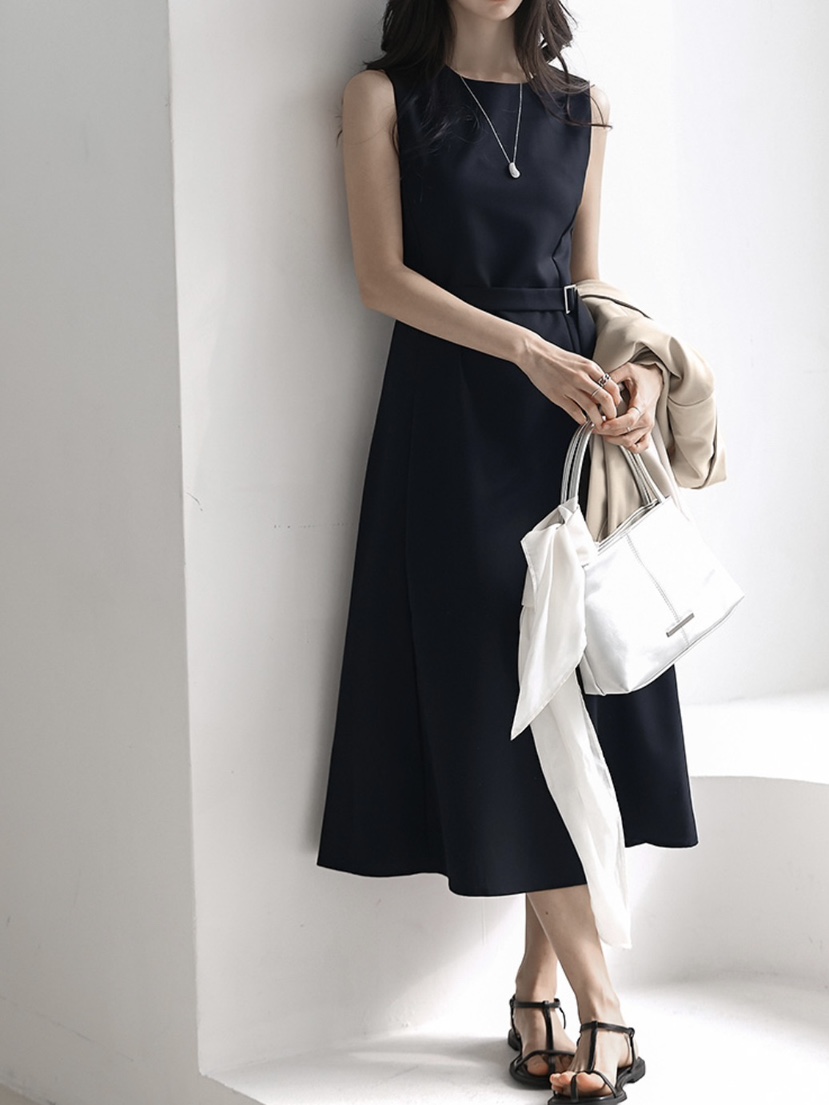 WOOD韓國東大門直郵女裝新品熱賣職業26春夏休閑推薦連衣裙WOOD連衣裙