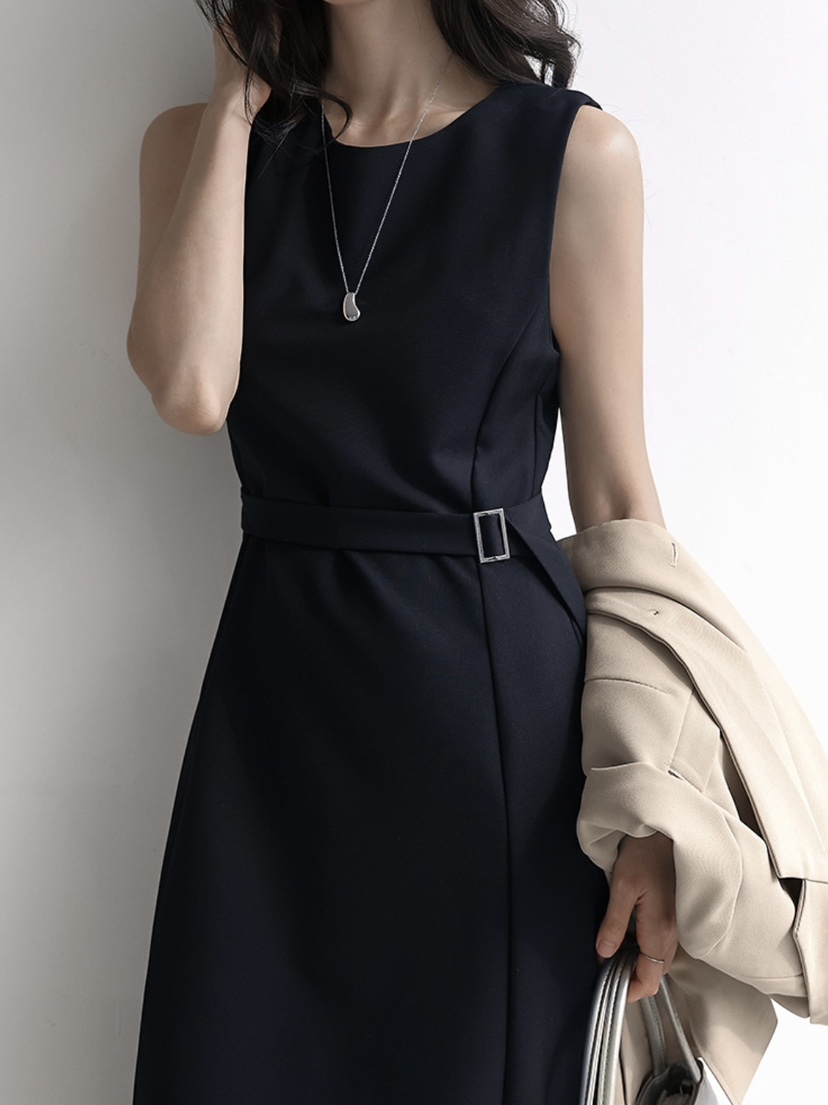 WOOD韓國東大門直郵女裝新品熱賣職業26春夏休閑推薦連衣裙WOOD連衣裙