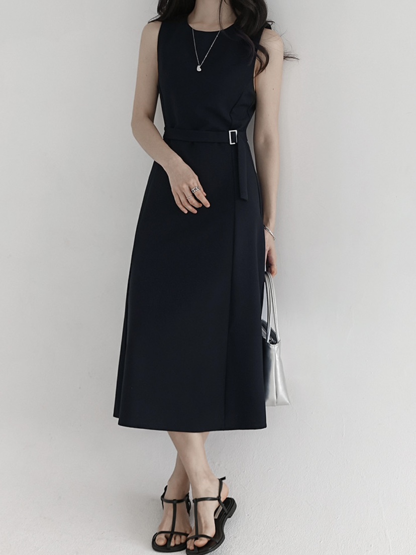 WOOD韓國東大門直郵女裝新品熱賣職業26春夏休閑推薦連衣裙WOOD連衣裙