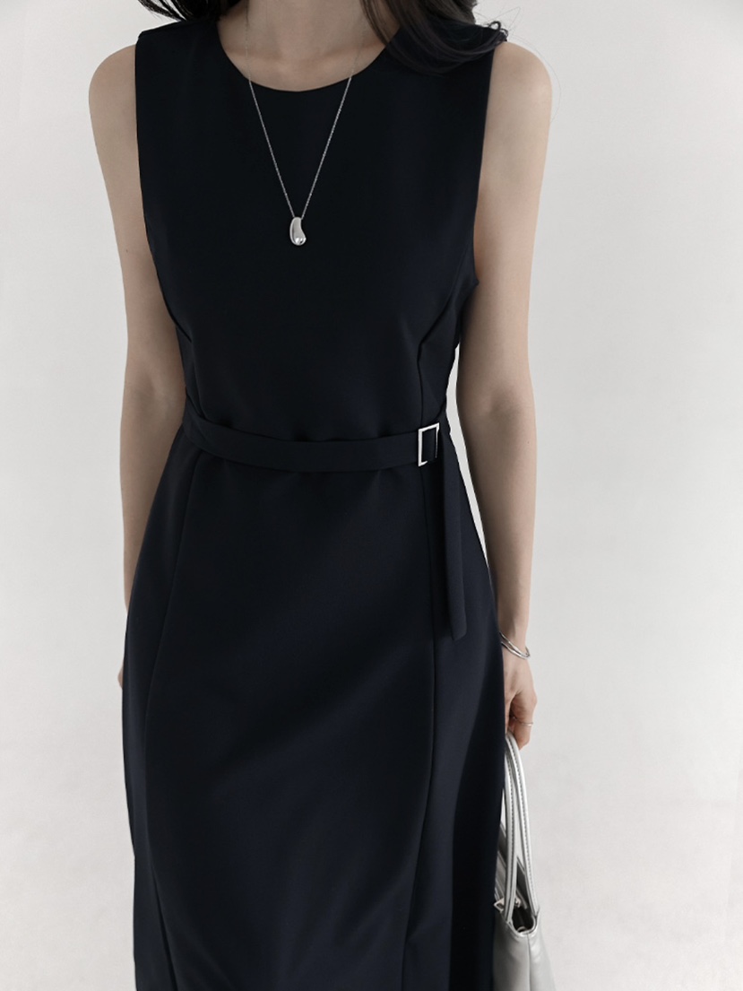 WOOD韓國東大門直郵女裝新品熱賣職業26春夏休閑推薦連衣裙WOOD連衣裙