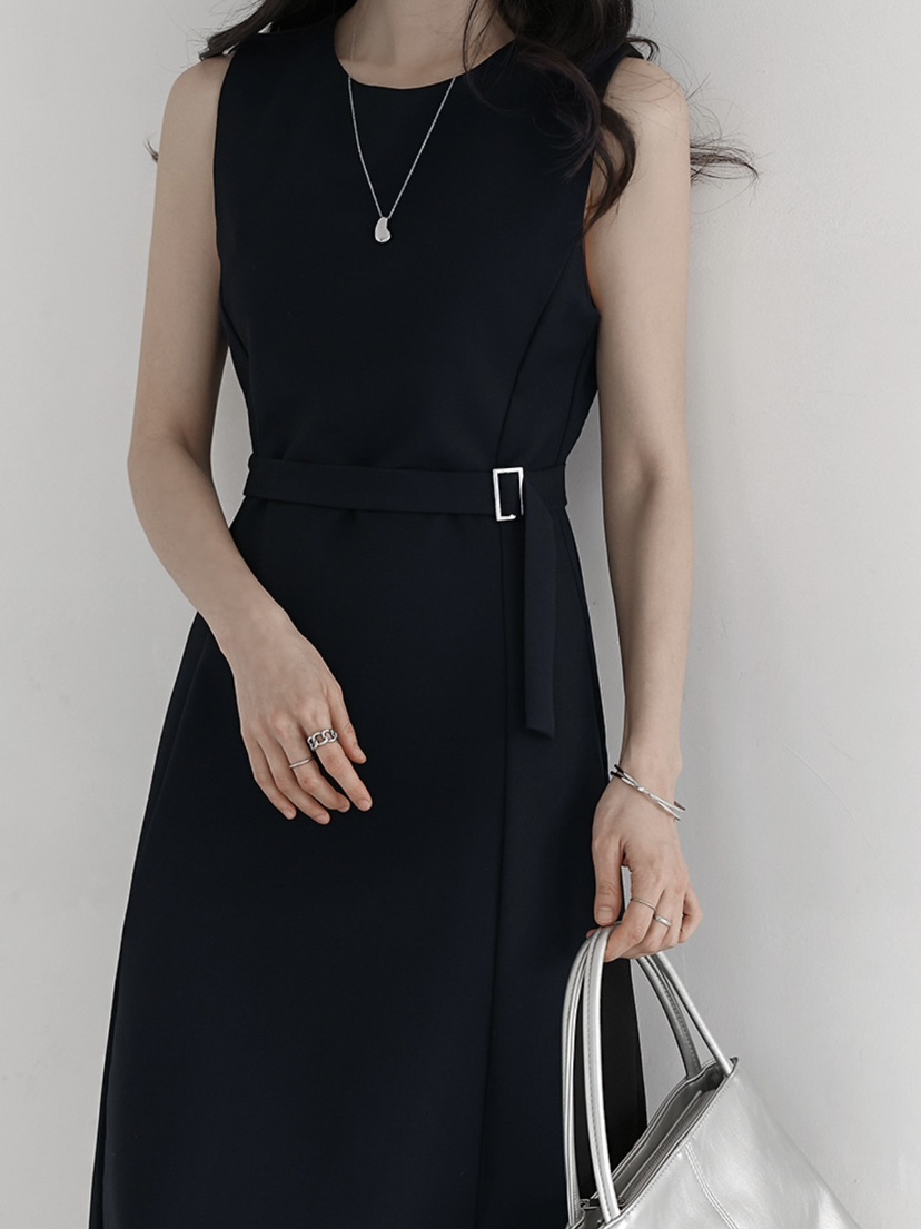 WOOD韓國東大門直郵女裝新品熱賣職業26春夏休閑推薦連衣裙WOOD連衣裙