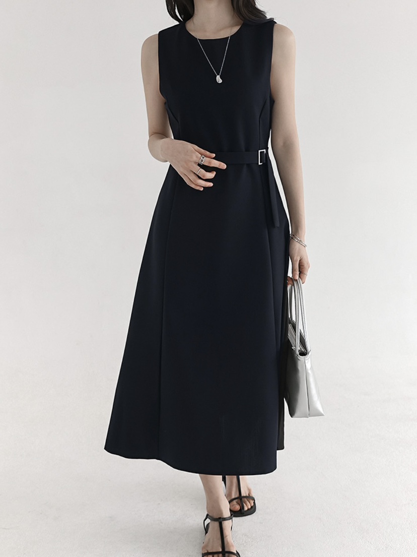 WOOD韓國東大門直郵女裝新品熱賣職業26春夏休閑推薦連衣裙WOOD連衣裙