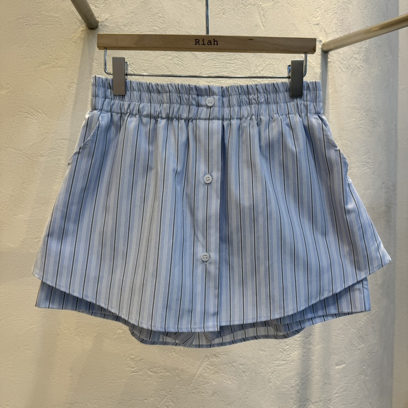 RIAH韓國代購女裝新款職業26春夏推薦時尚人氣熱賣裙褲棉RIAH裙褲圖色1