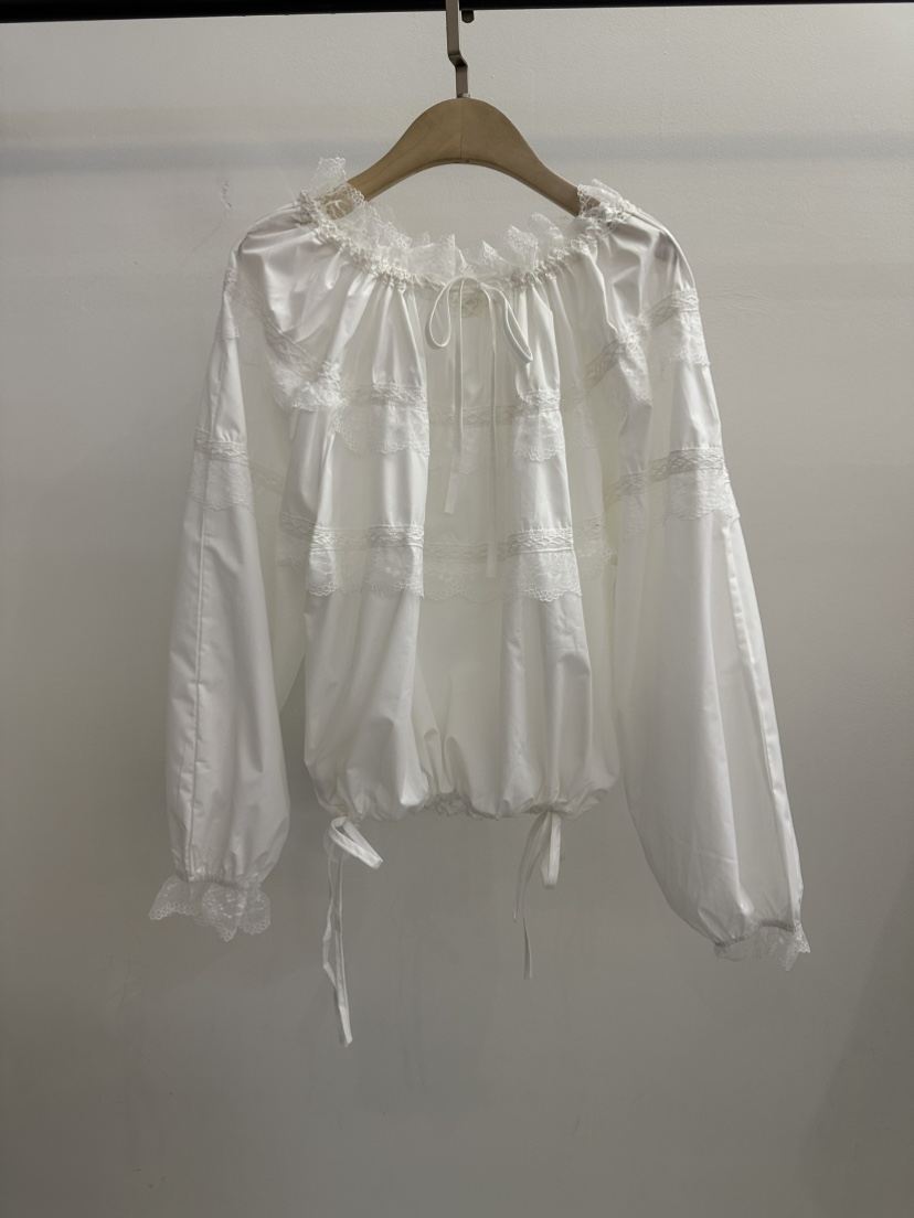 JENNY 1976韓國直郵女士新款時尚熱賣推薦襯衫蕾絲衫露肩JENNY 1976襯衫/蕾絲衫圖色1