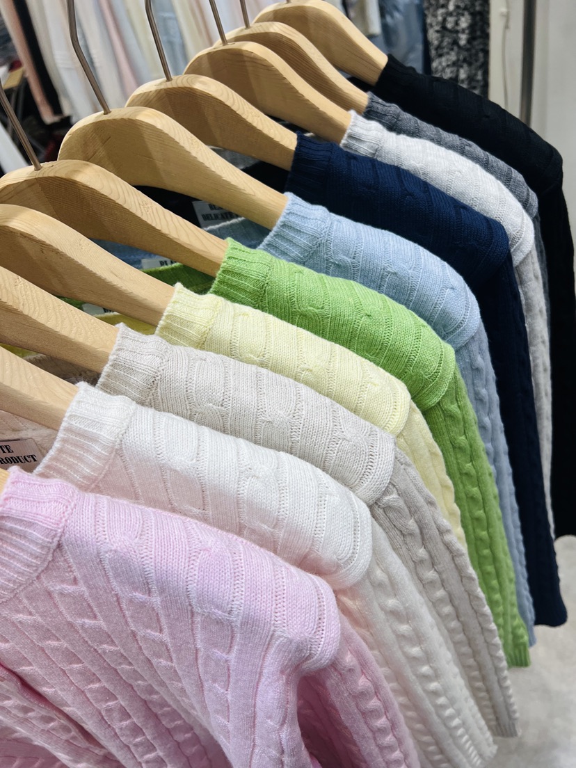 BLACK NOTE韓國東大門代購女士新款熱賣推薦人氣針織衫棉BLACK NOTE針織衫