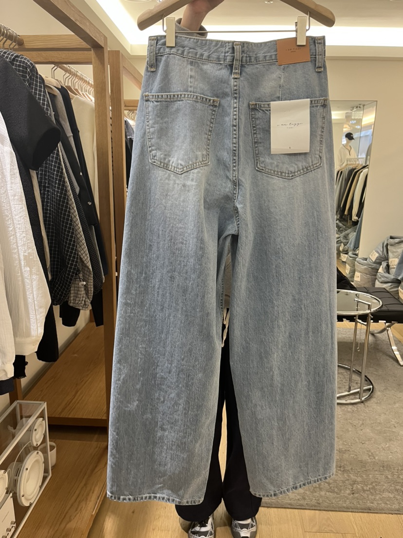 TIZZI韓國代購女士新品時尚人氣休閑職業推薦26春夏牛仔褲TIZZI牛仔褲