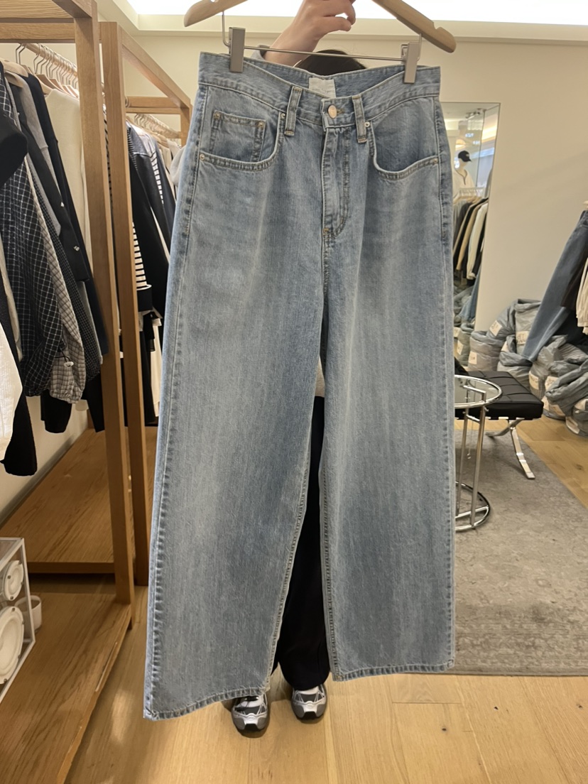 TIZZI韓國代購女士新品時尚人氣休閑職業推薦26春夏牛仔褲TIZZI牛仔褲圖色1