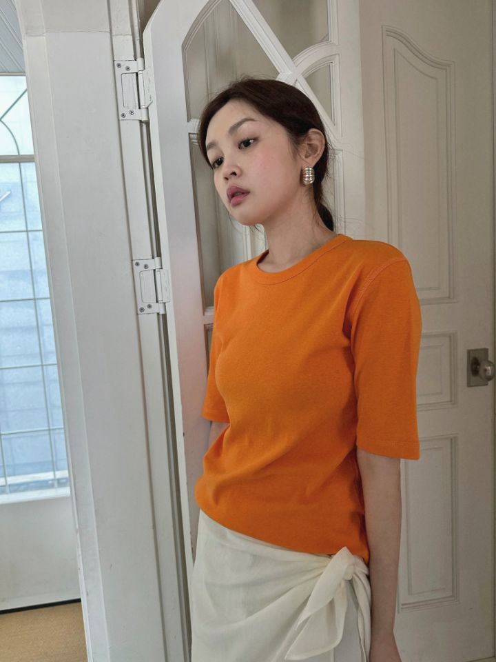 MARE韓國直郵女士新款26春夏職業時尚推薦人氣熱賣休閑T恤MARET恤圖色1