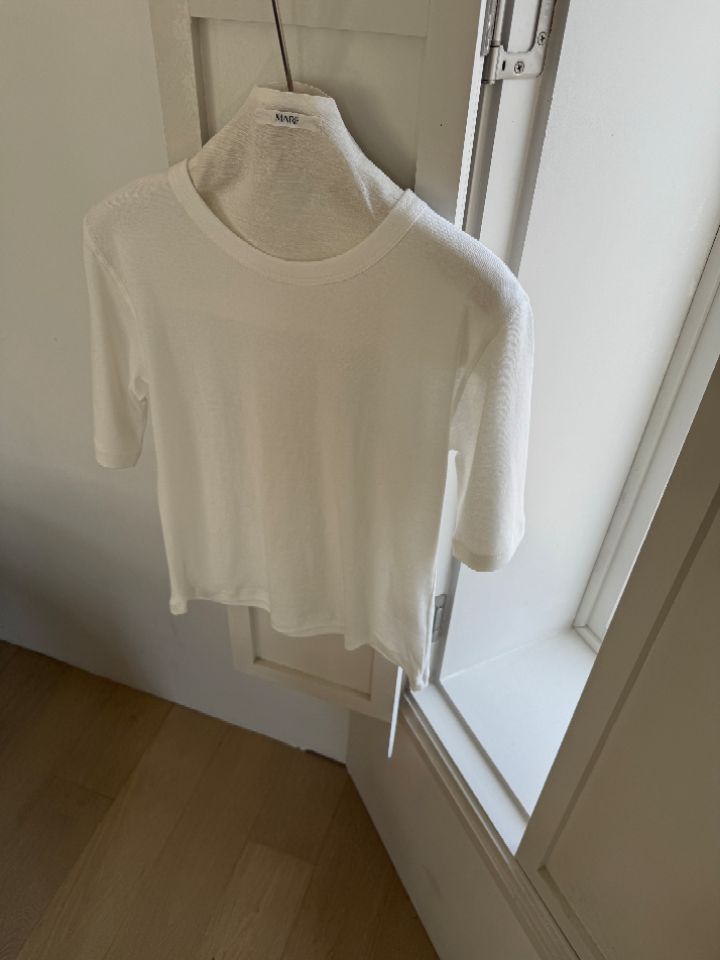 MARE韓國直郵女士新款26春夏職業時尚推薦人氣熱賣休閑T恤MARET恤圖色2