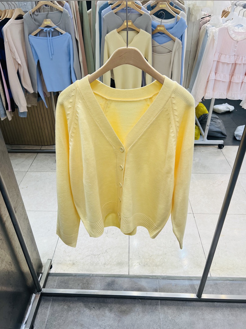 BLACK NOTE韓國東大門直郵女裝新品職業人氣26春夏針織衫BLACK NOTE針織衫圖色1