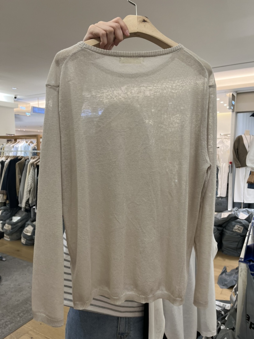 TIZZI韓國東大門直郵女裝新品26春夏推薦職業人氣長袖T恤TIZZI長袖T恤