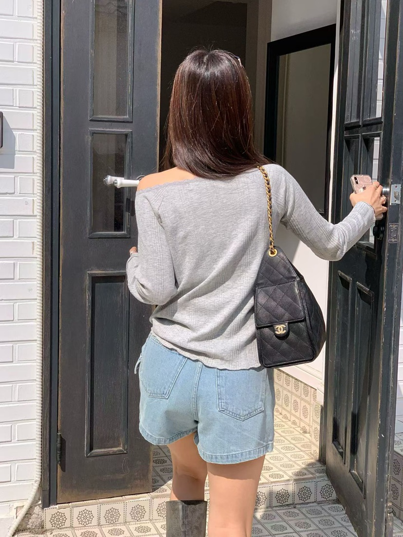 LA CREME韓國直郵實拍女士新品職業26春夏休閑長袖T恤蕾絲LA CREME長袖T恤