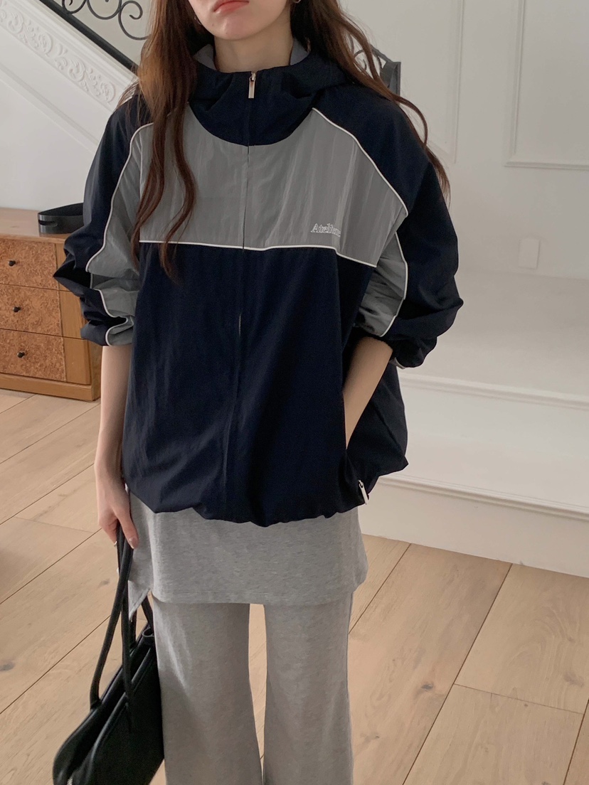 FORMSTUDIO/ATELIENNE韓國直郵女裝新款休閑職業夾克連帽FORMSTUDIO/ATELIENNE夾克圖色1