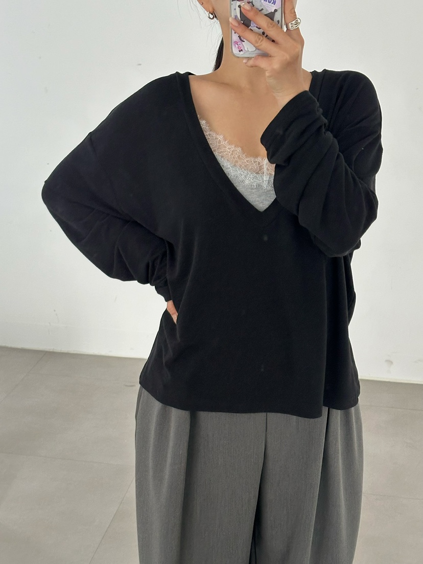 BYRING韓國東大門代購女士新品職業人氣休閑推薦時尚長袖T恤BYRING長袖T恤圖色2