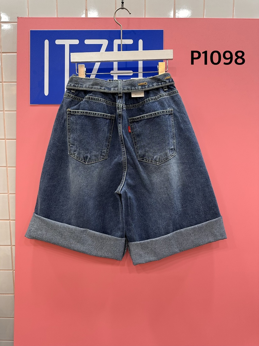 ITZEL韓國東大門直郵女裝新品推薦職業26春夏休閑短褲含腰帶ITZEL短褲