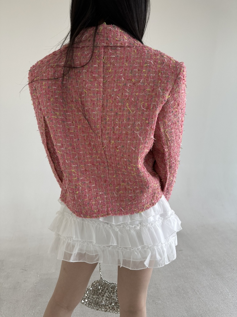 JENNY 1976韓國直郵女士新品26春夏時尚推薦熱賣夾克粗花呢JENNY 1976夾克