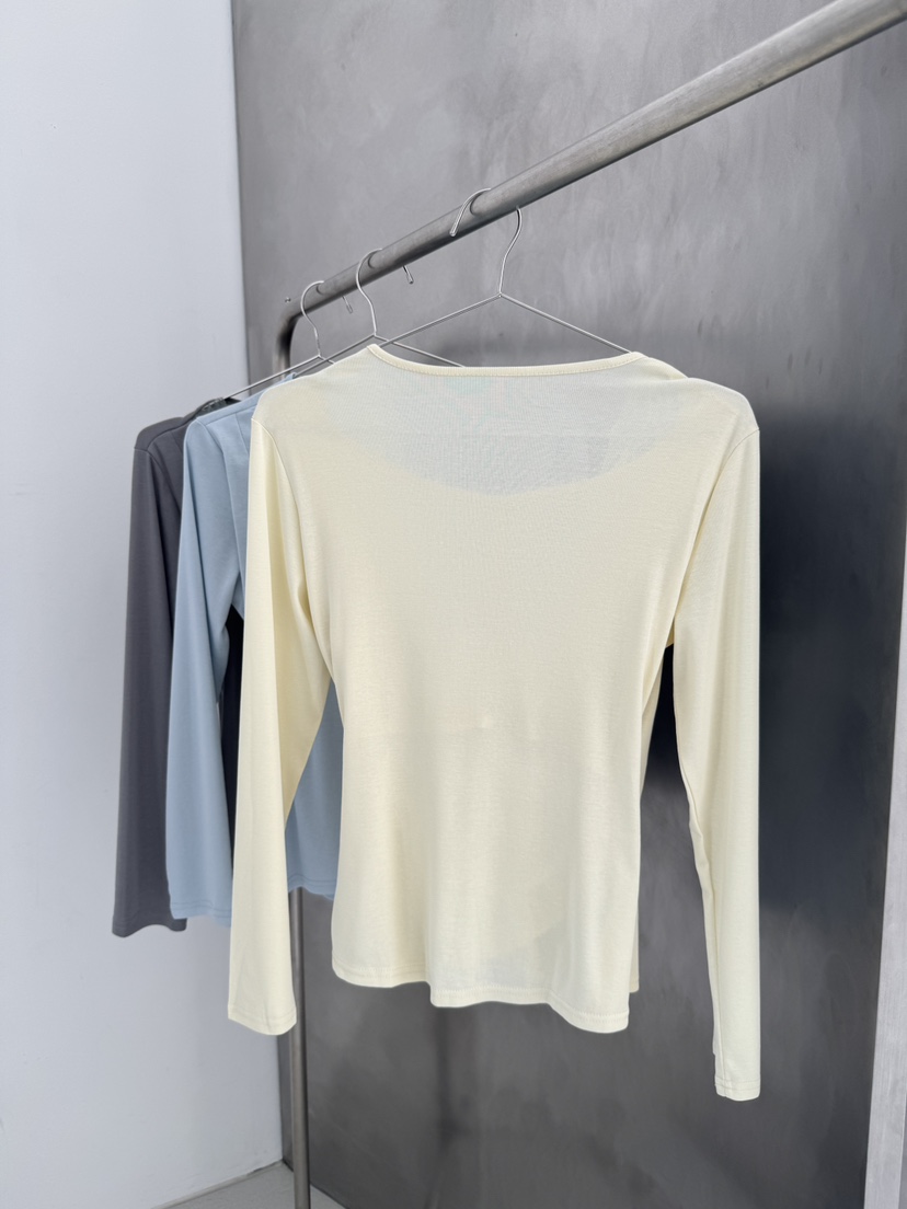 SYMBOL韓國東大門直郵女裝新款26春夏人氣職業長袖T恤蕾絲SYMBOL長袖T恤