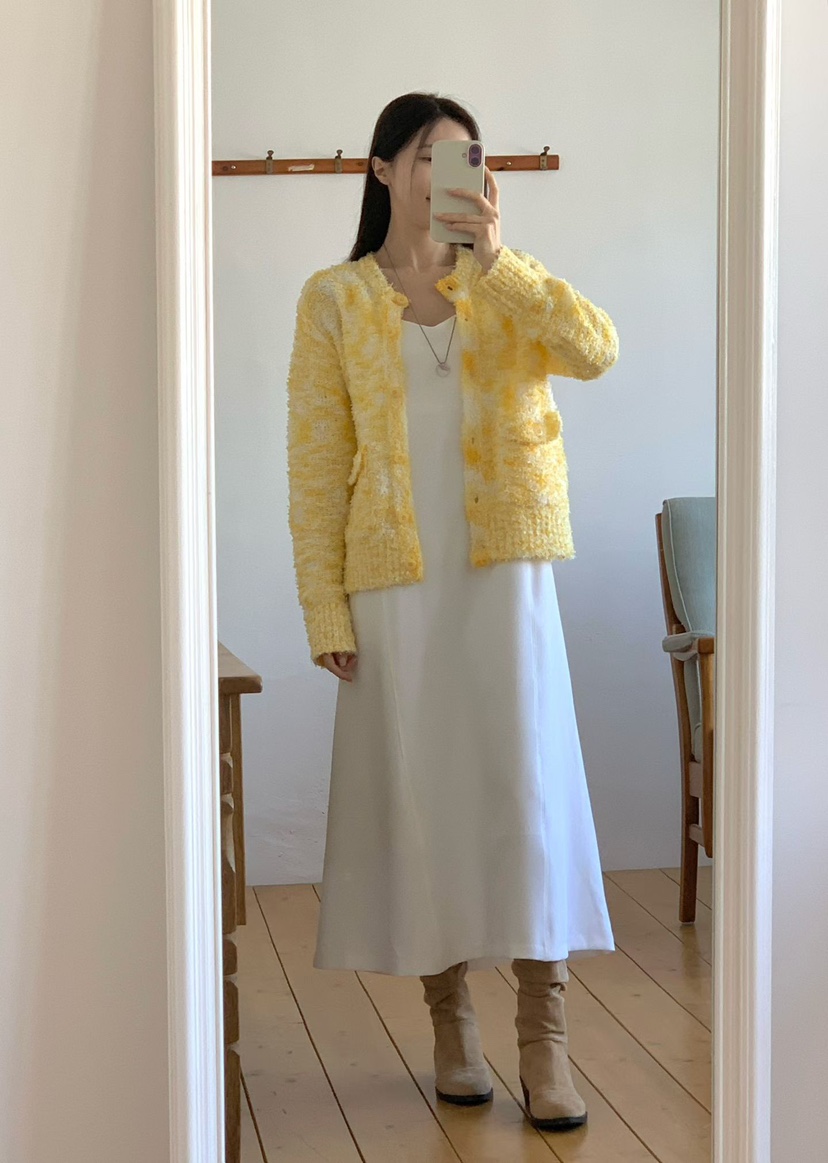 BINUS韓國東大門直郵女士新品26春夏熱賣職業休閑針織衫開衫BINUS針織衫