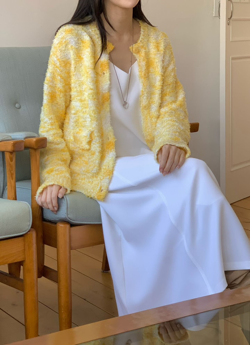 BINUS韓國東大門直郵女士新品26春夏熱賣職業休閑針織衫開衫BINUS針織衫