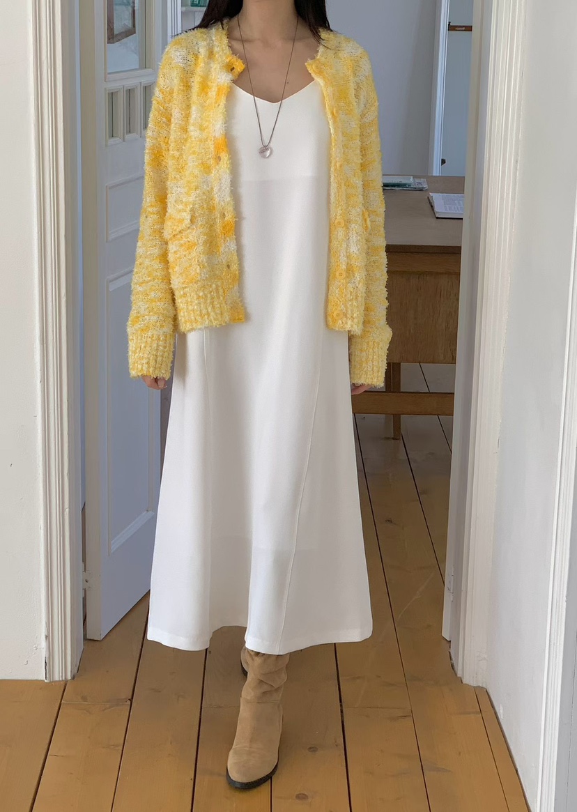 BINUS韓國東大門直郵女士新品26春夏熱賣職業休閑針織衫開衫BINUS針織衫